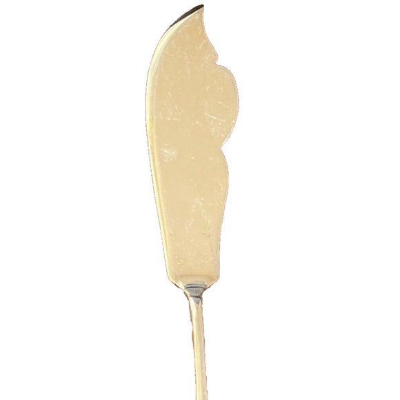 Ercuis Silver Fish Serving Knife 11.75" H French Marine Nationale Navy Anchor - Picture 1 of 8